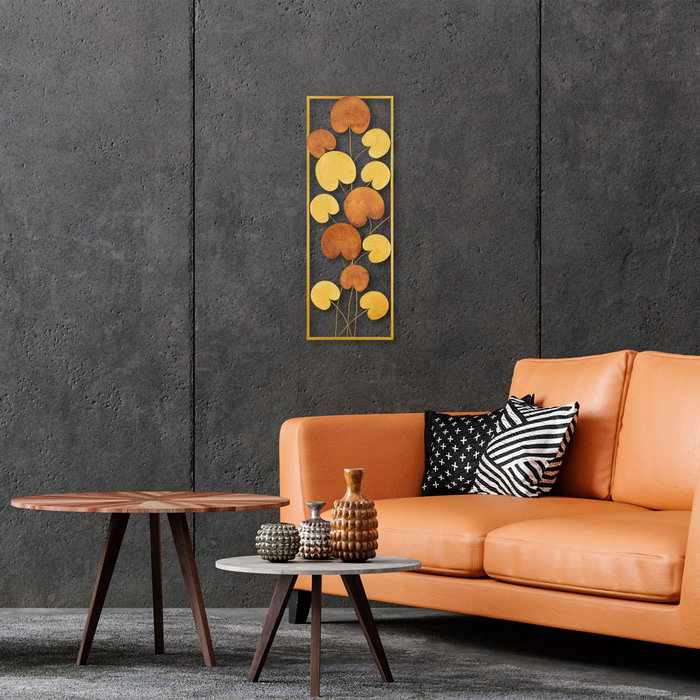 Wallity Catalpa Accesorio Decorativo de Pared de Metal Multicolor